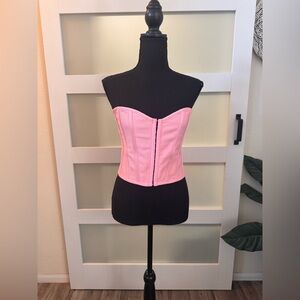 PrettyLittleThing Pink Corset Top